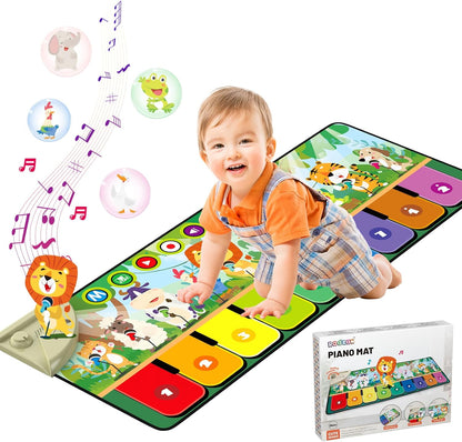 Rodzon Interactive Musical Piano Mat – Educational Animal Sound Toy for Kids & Toddlers